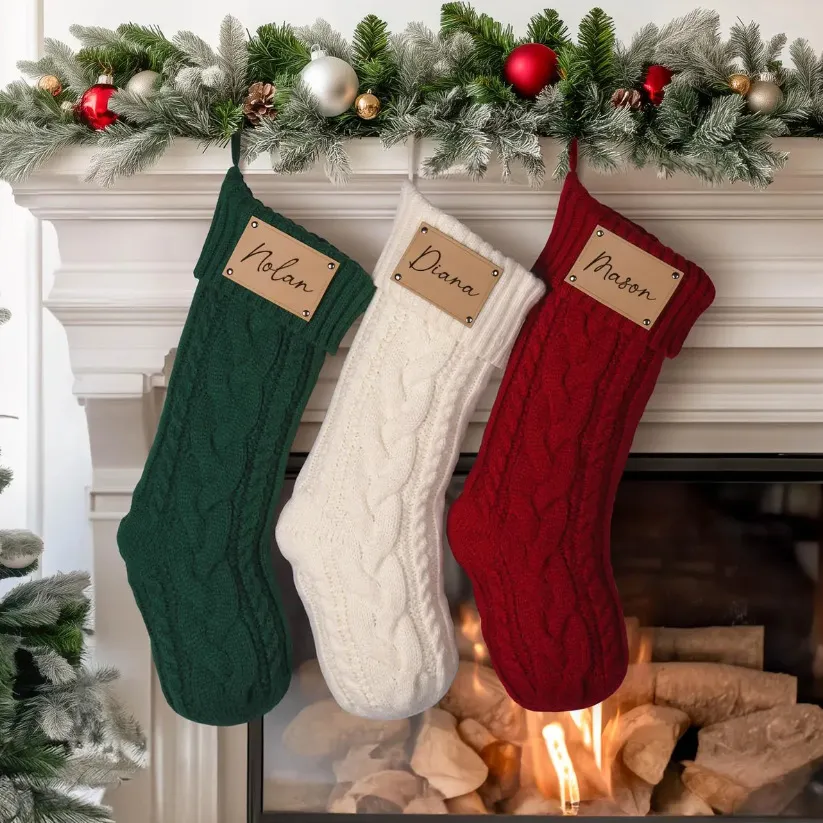 custom knitted christmas stocking - B2B wholesale inquiry welcome