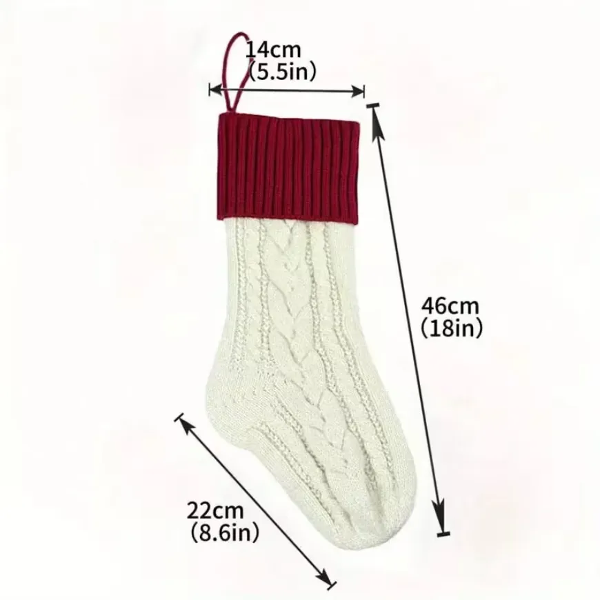 custom knitted christmas stocking - B2B wholesale inquiry welcome - view 3