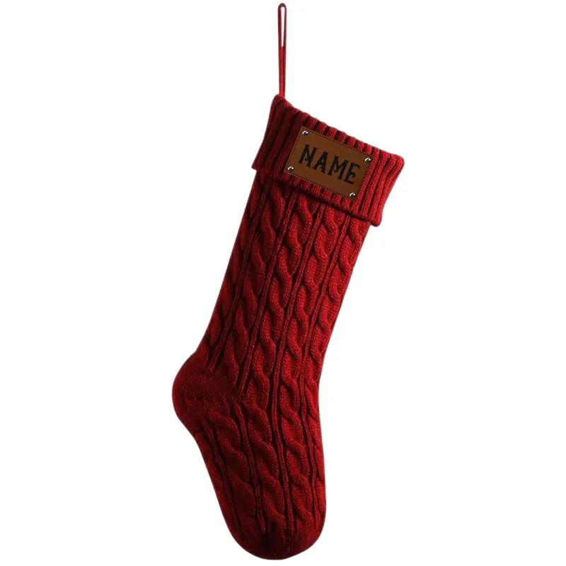 custom knitted christmas stocking - B2B wholesale inquiry welcome - view 4