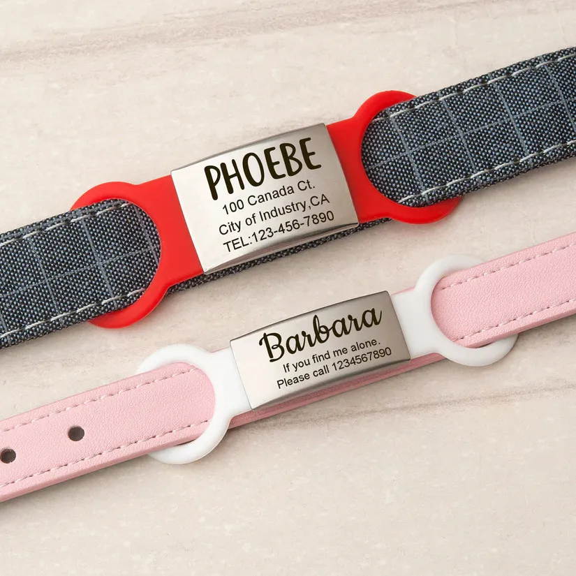 custom silicone pet id tag stainless - BSCI certified manufacturer - view 3