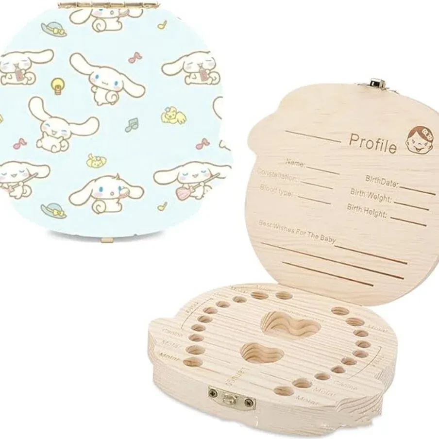 custom wooden baby tooth box - private label service available