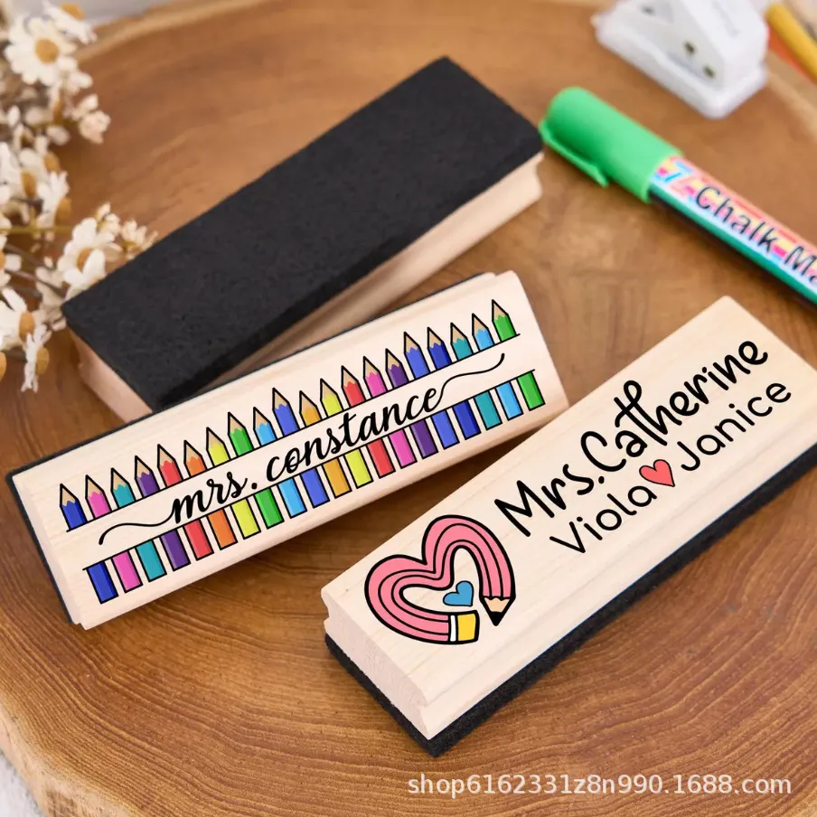 custom felt chalkboard eraser - free sample on request