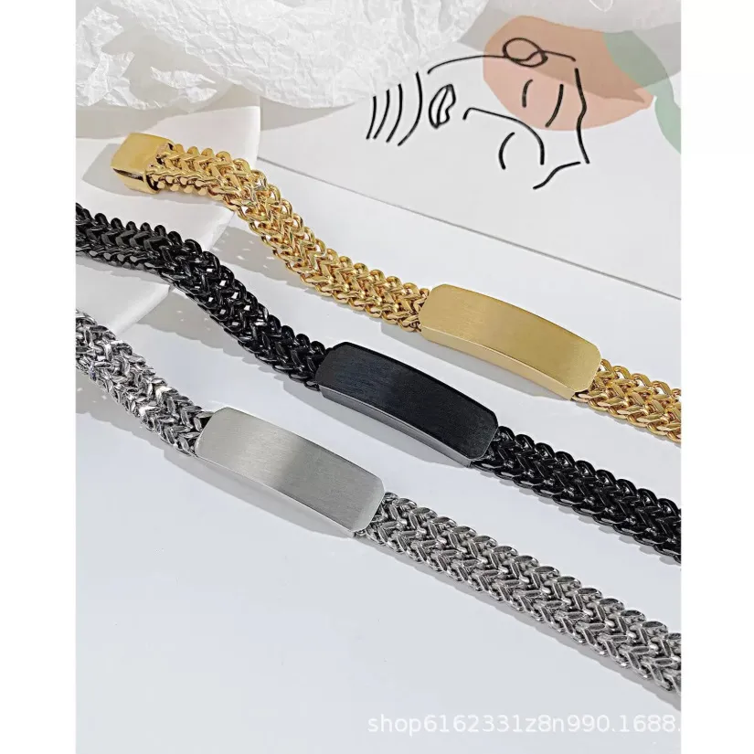 custom stainless steel dragon chain bracelet - corporate gift wholesale supplier