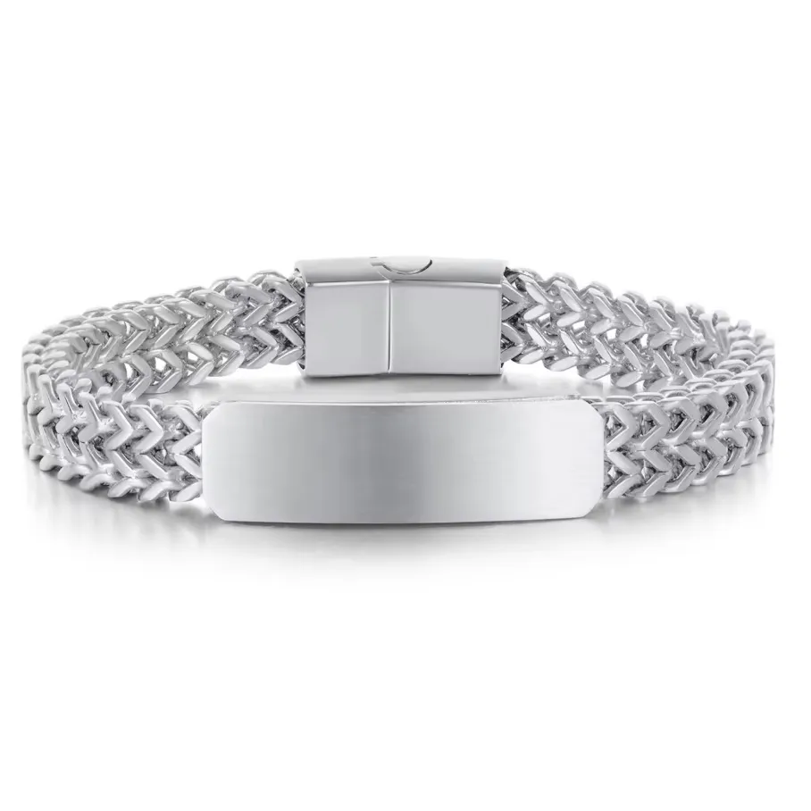 custom stainless steel dragon chain bracelet - corporate gift wholesale supplier - view 3
