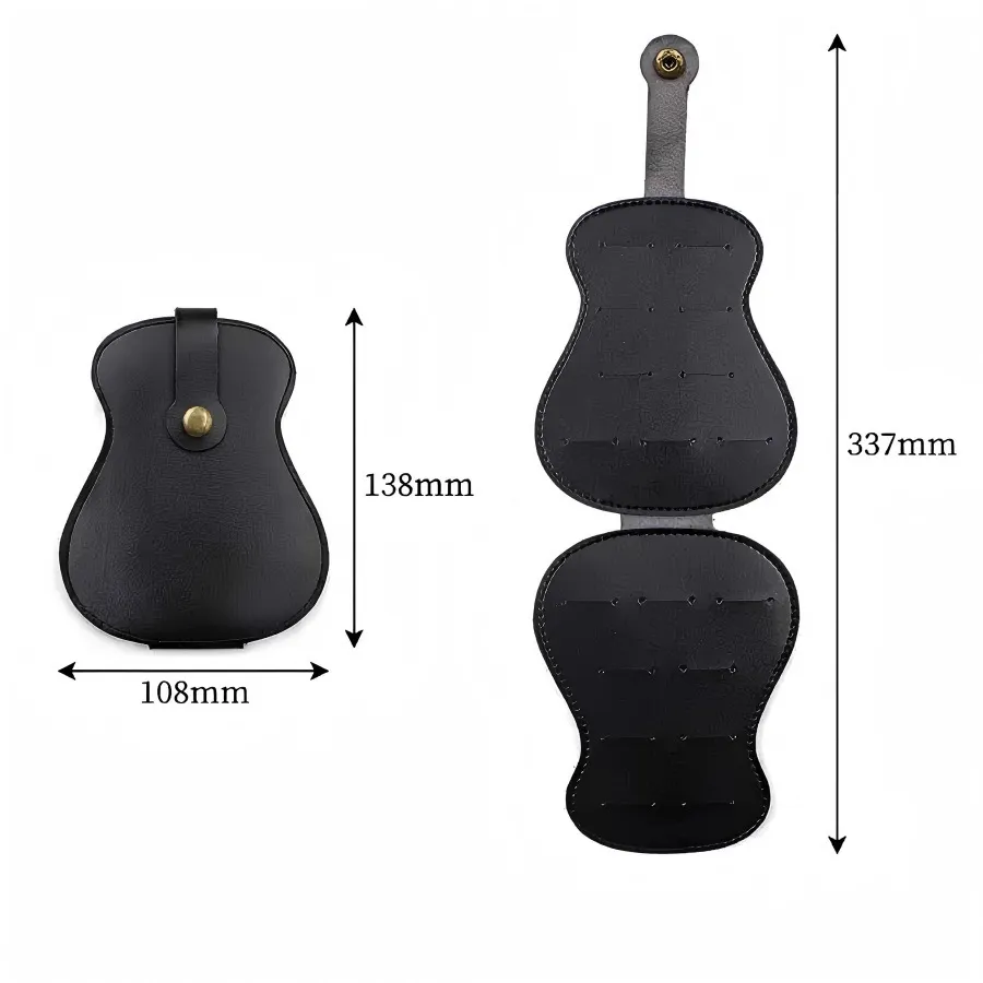 custom leather guitar pick holder - B2B direct from factory China