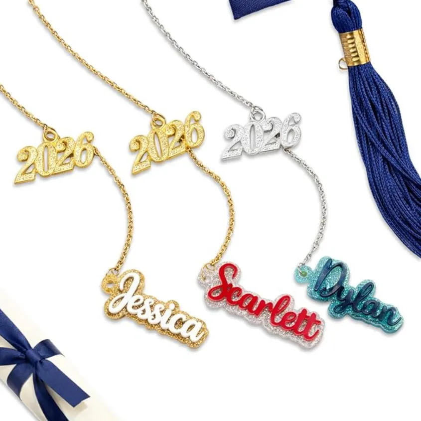 custom graduation tassel necklace - view 4