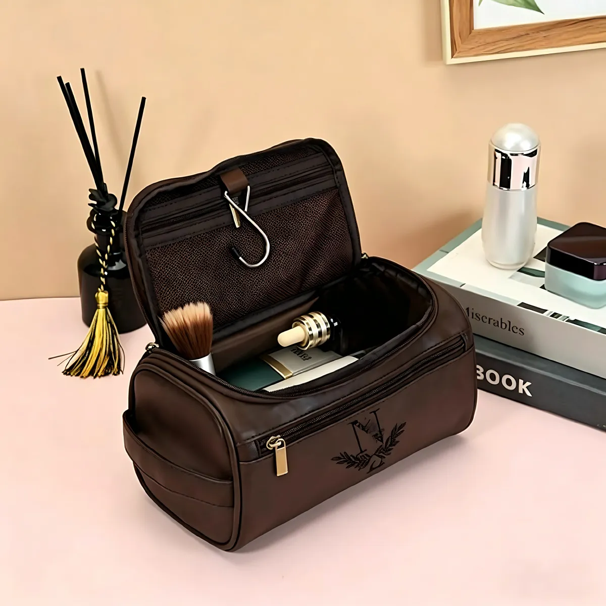 custom pu leather makeup bag travel - factory direct wholesale price