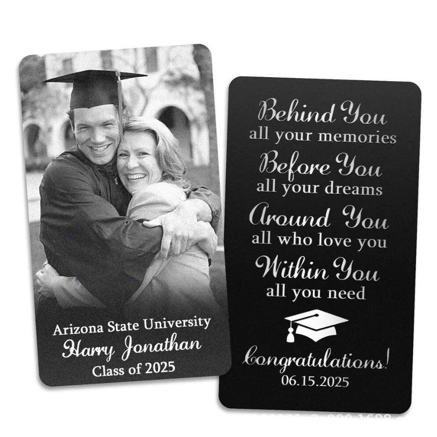 custom wallet insert card personalized - corporate gift wholesale supplier - view 4