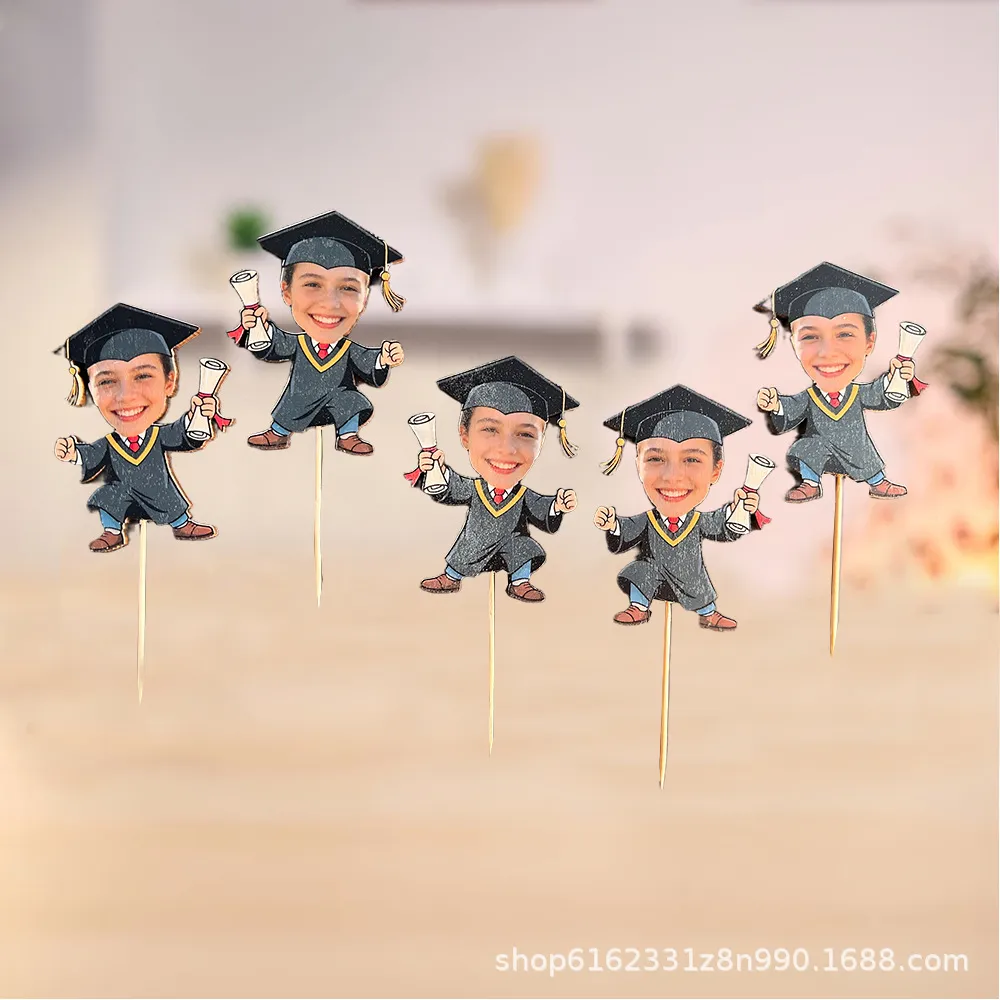 custom graduation cake topper - trade show giveaway supplier