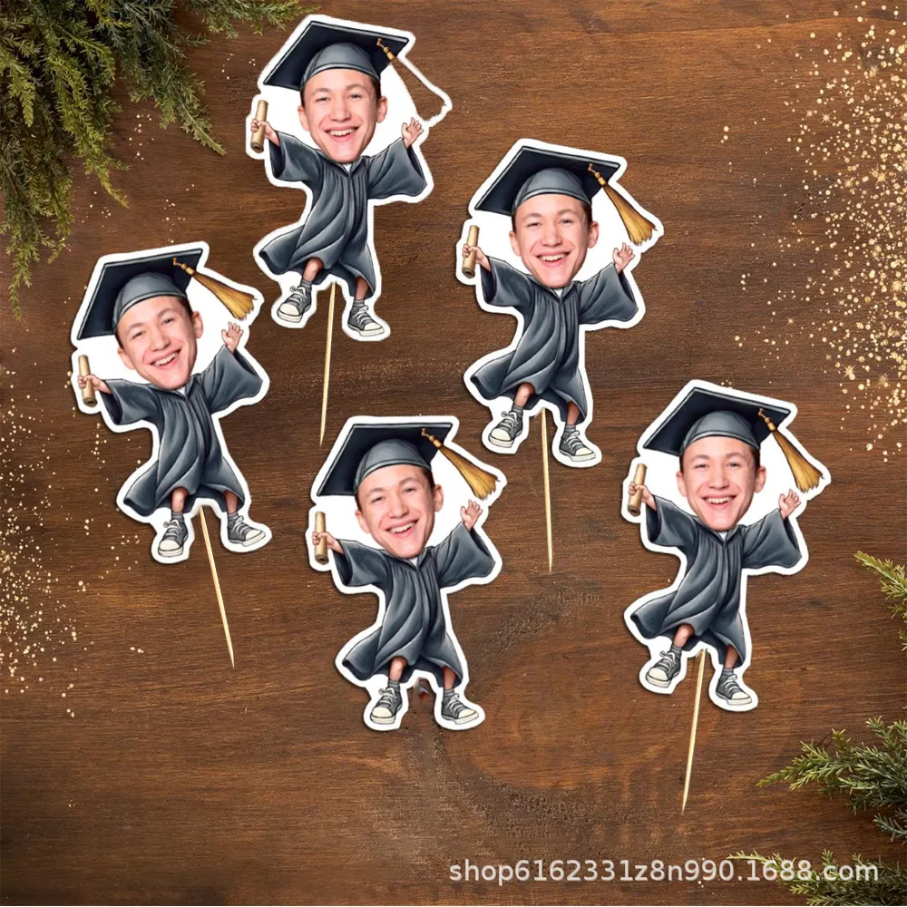 custom graduation cake topper - trade show giveaway supplier - view 2