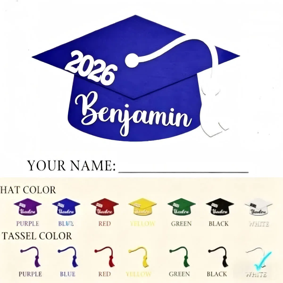 custom wooden graduation cap sign - B2B direct from factory China - view 2
