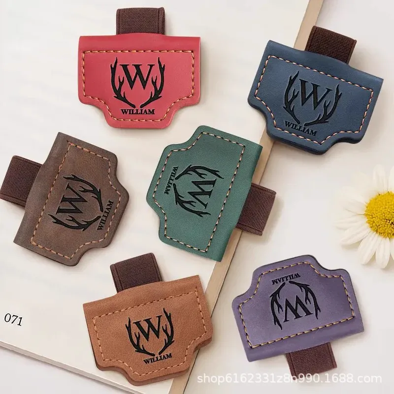 custom leather magnetic bookmark clip - buy wholesale direct from manufacturer - view 2