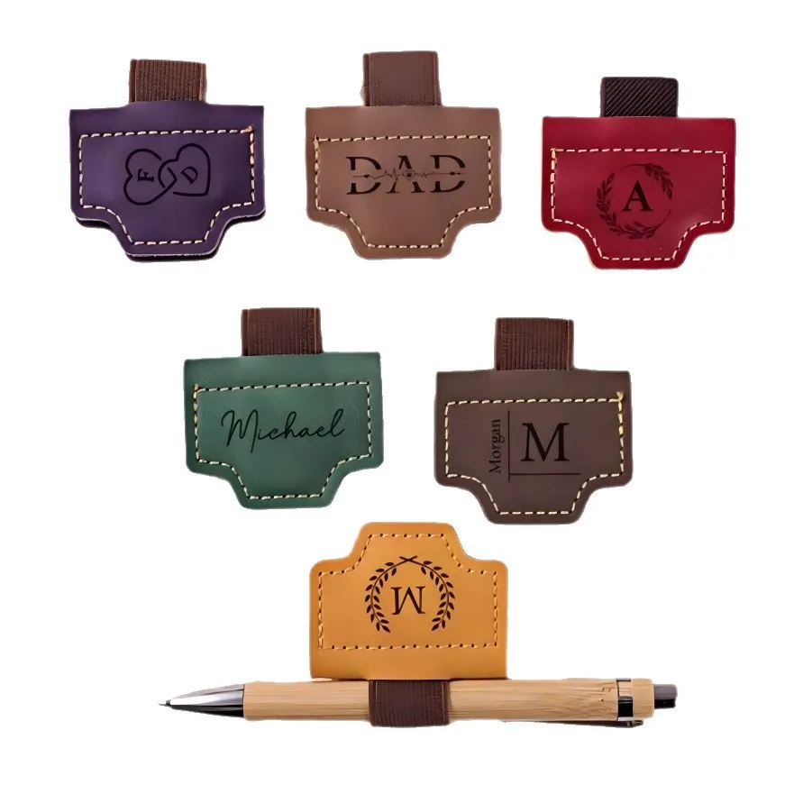 custom leather magnetic bookmark clip - buy wholesale direct from manufacturer - view 4