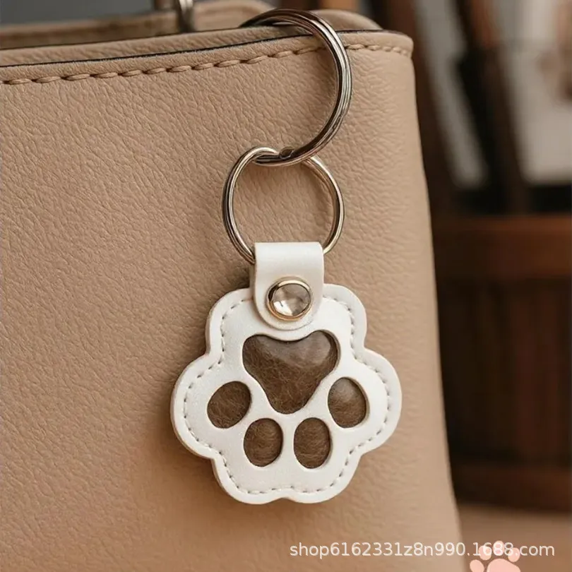 custom leather keychain pet hair memorial - request RFQ factory direct