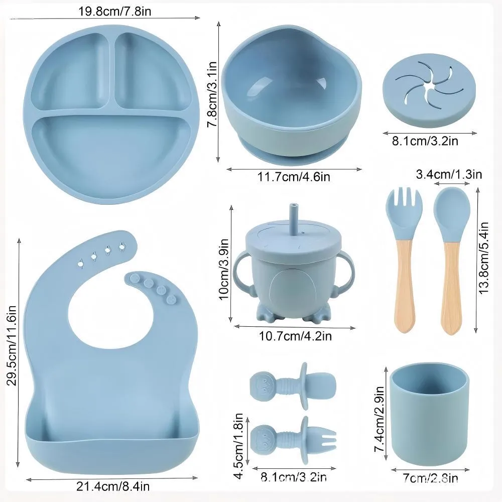 custom silicone baby divided plate - wholesale price for global buyers - view 2