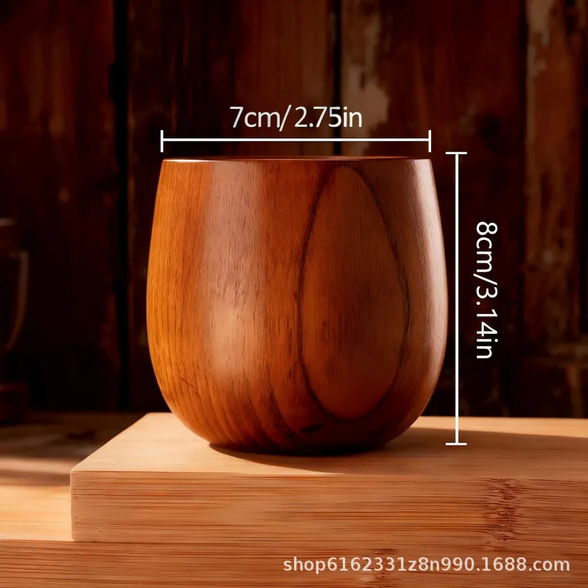 custom carbonized wooden beer mug - factory direct wholesale price - view 3