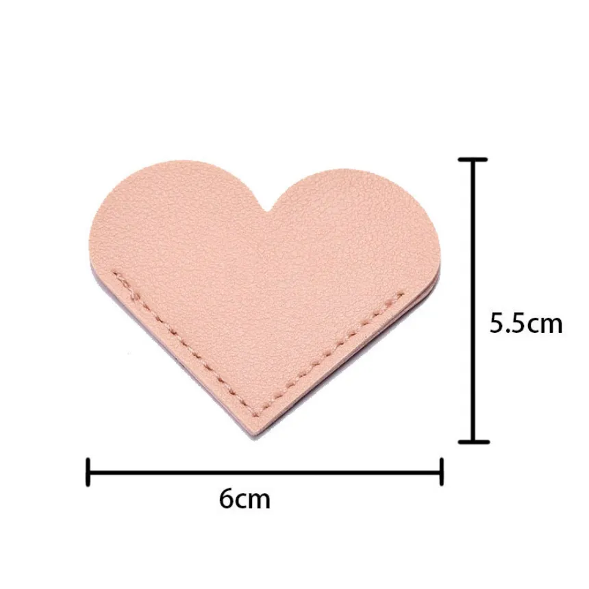 custom leather book cover heart bookmark - Oeko-Tex certified supplier - view 4