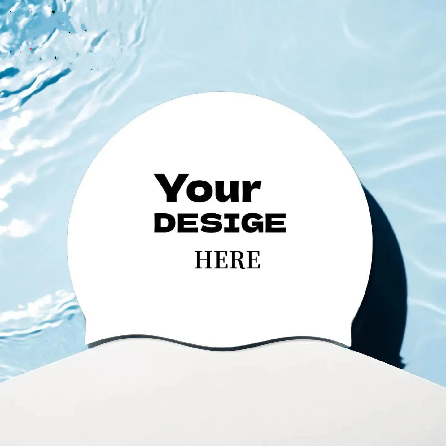custom thick silicone swim cap - ODM OEM service available