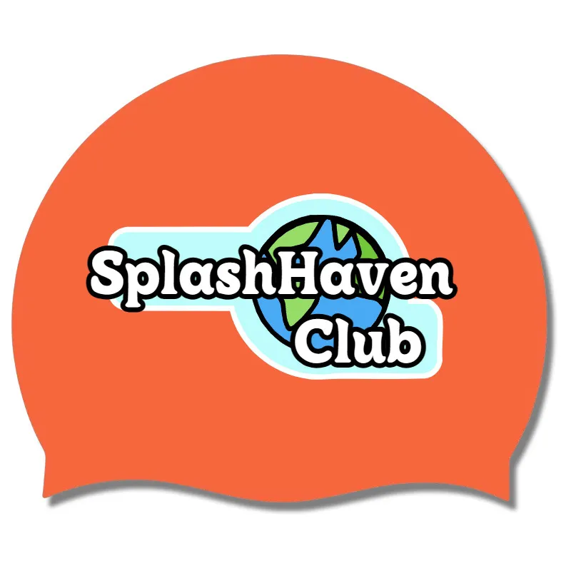 custom thick silicone swim cap - ODM OEM service available - view 3