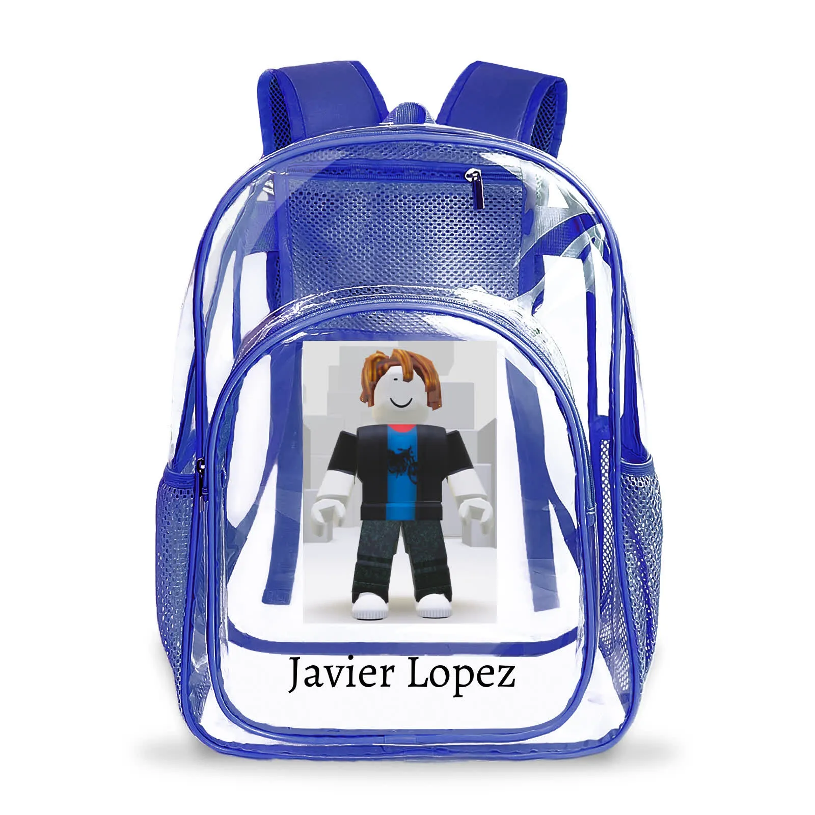 custom transparent backpack clear pvc - MOQ 20pcs factory direct - view 3
