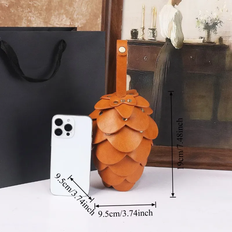 pu leather pinecone handbag wallet - B2B direct from factory China - view 3