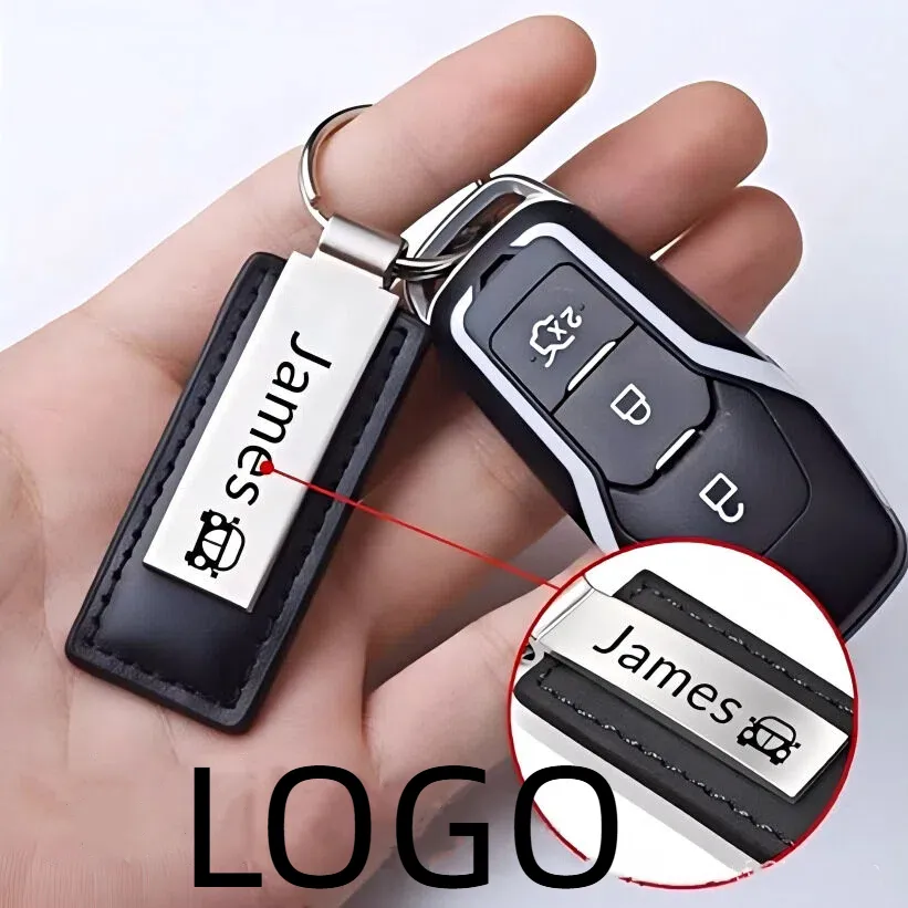 custom pu leather keychain pendant - 7-day sample lead time