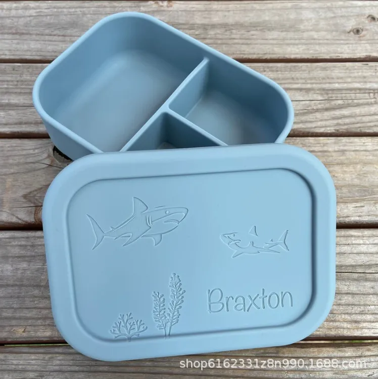 custom silicone bento lunch box - trade show giveaway supplier