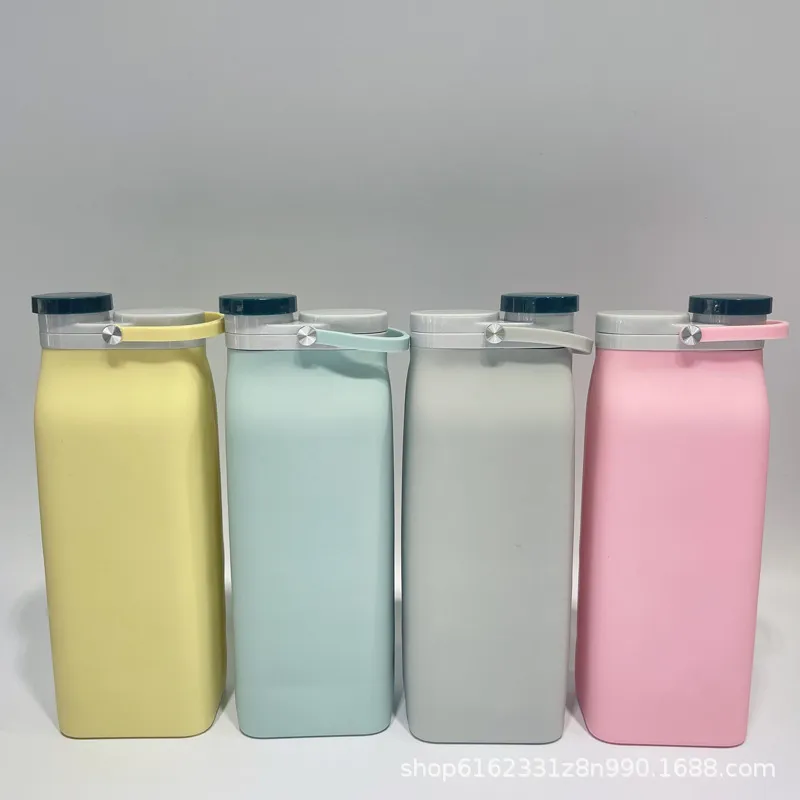 custom collapsible silicone water bottle - request RFQ factory direct
