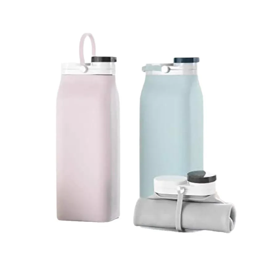 custom collapsible silicone water bottle - request RFQ factory direct - view 4