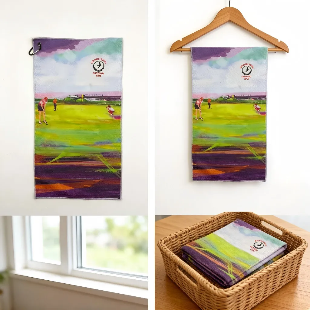 custom microfiber waffle golf towel - wholesale price for global buyers