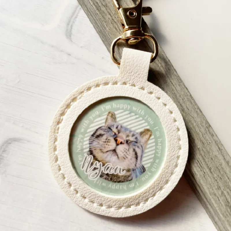 round pet photo album keychain - buy wholesale direct from manufacturer - view 4