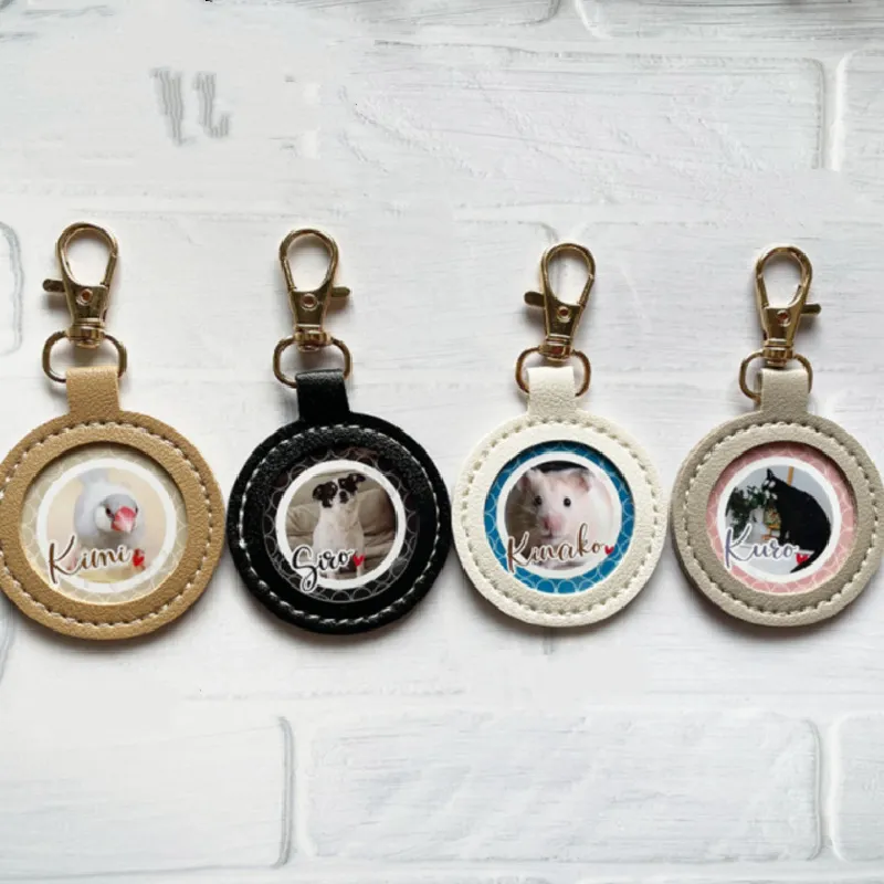 round pet photo album keychain - buy wholesale direct from manufacturer - view 5