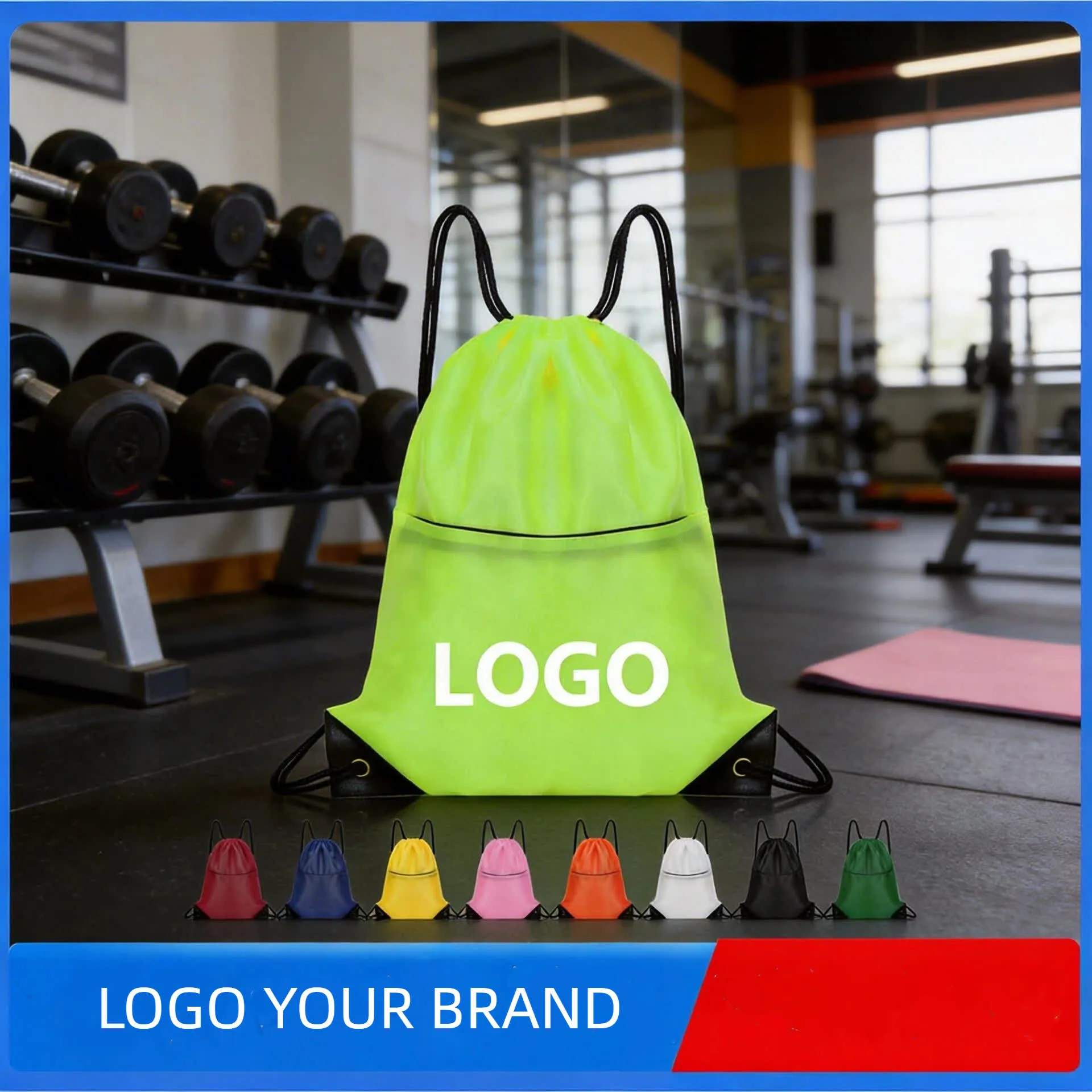 custom 210d waterproof drawstring backpack - Oeko-Tex certified supplier