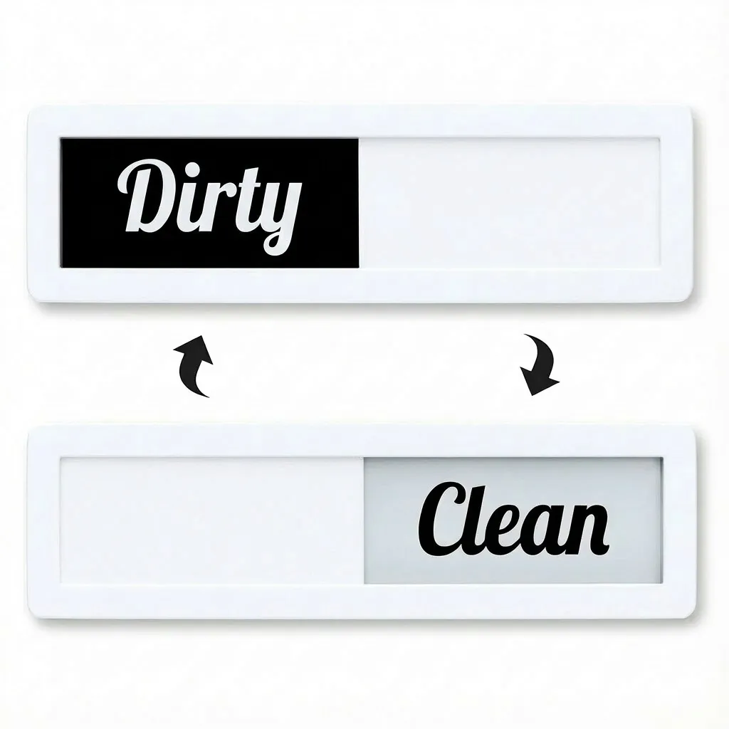 custom dishwasher clean dirty magnet sign - OEM custom logo accepted - view 5