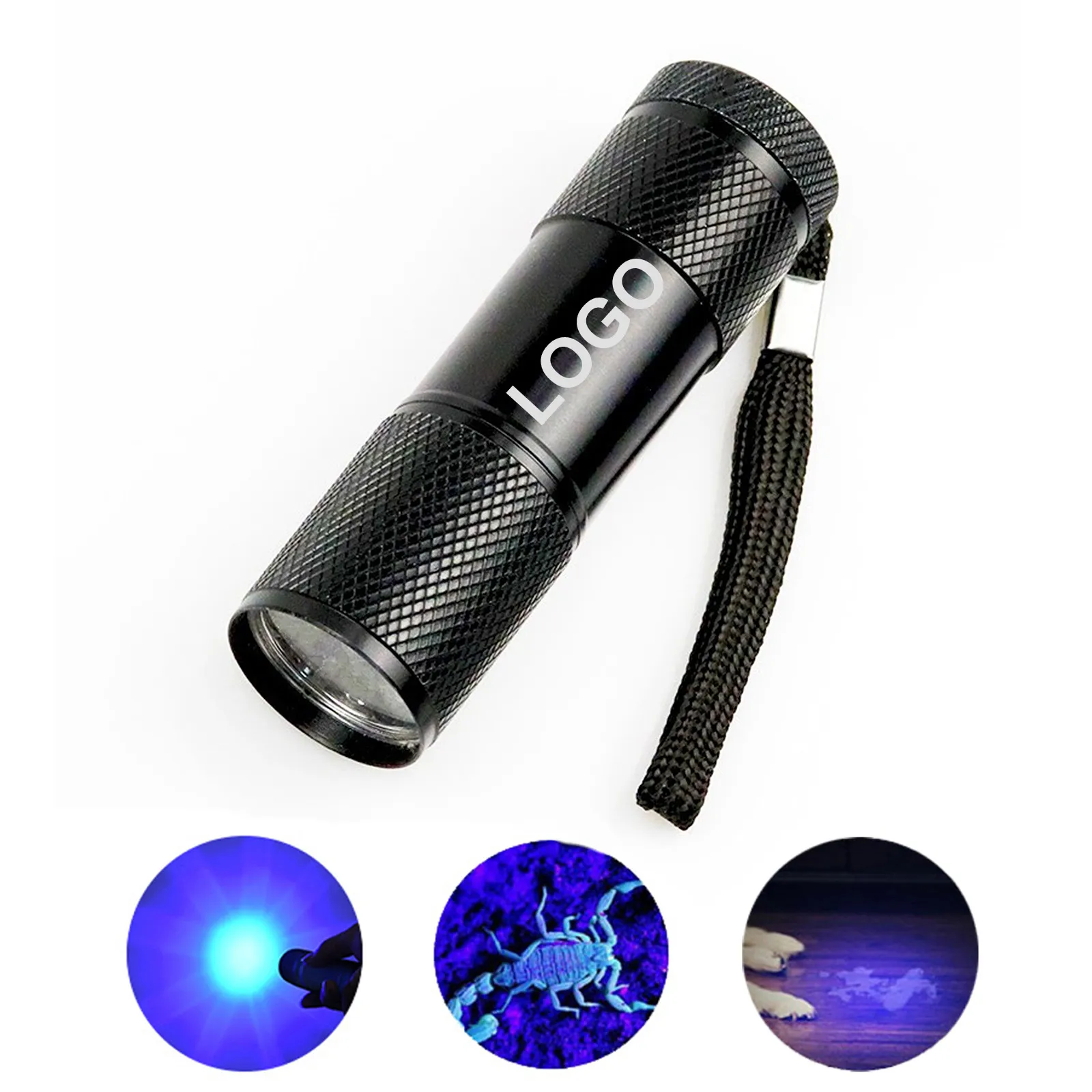 custom led uv flashlight mini - ODM OEM service available - view 3