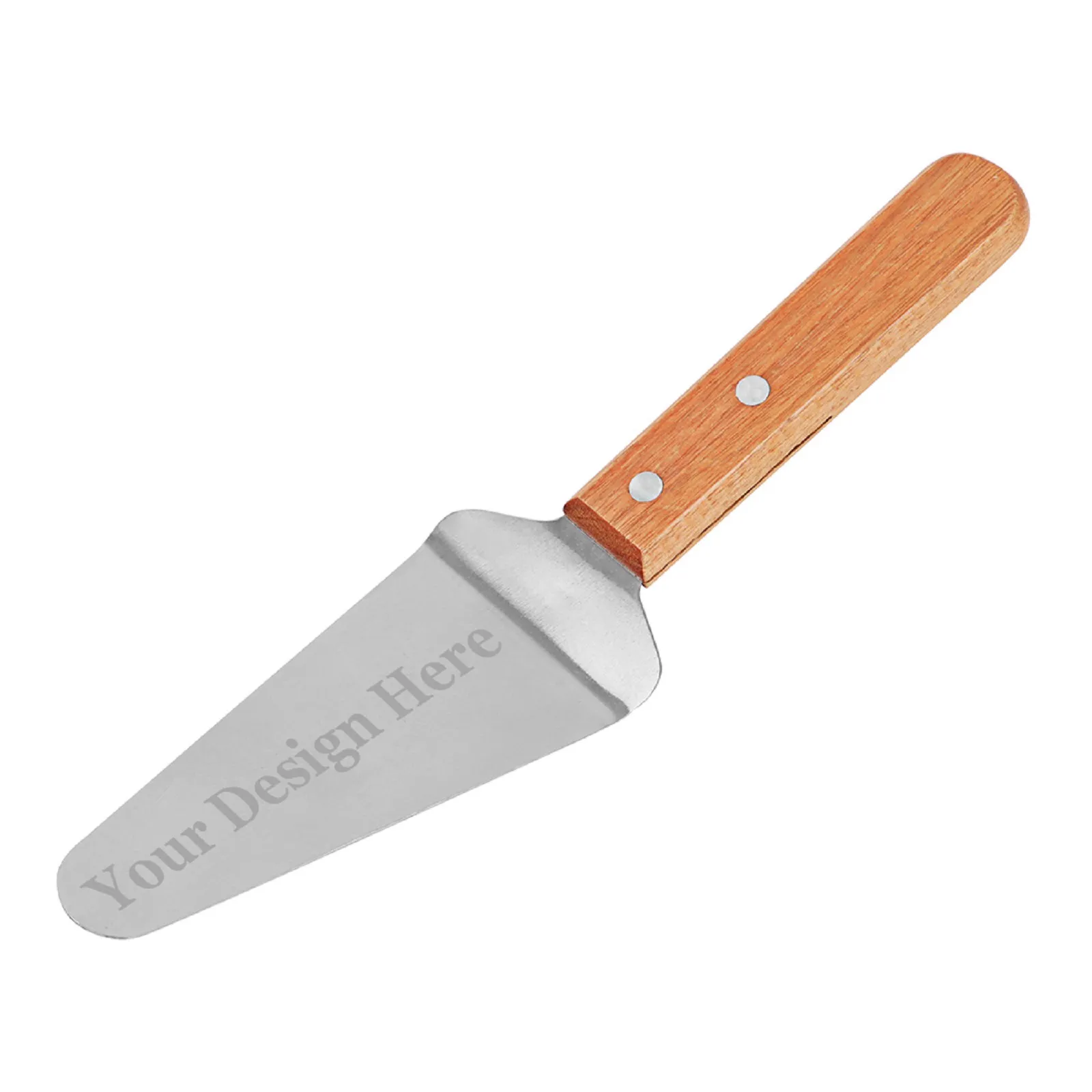 custom stainless steel pizza server - low MOQ custom order