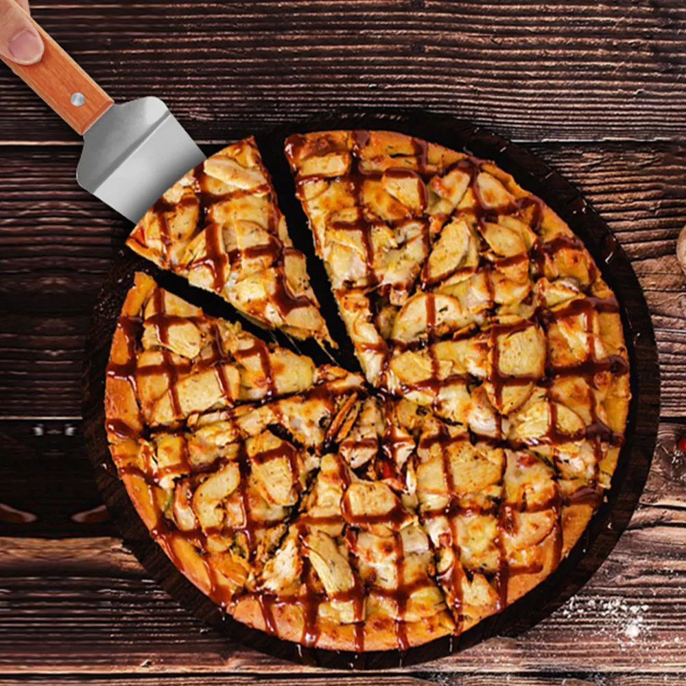 custom stainless steel pizza server - low MOQ custom order - view 2