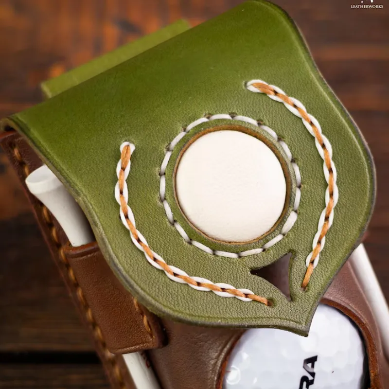 dual color golf ball holder pouch - get quote wholesale price - view 4