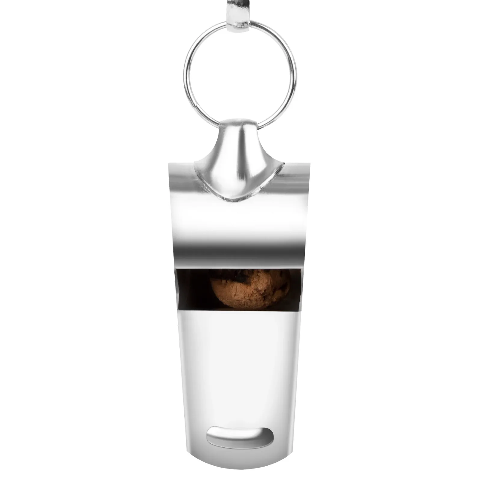 custom engraved stainless steel whistle - free sample on request - view 3