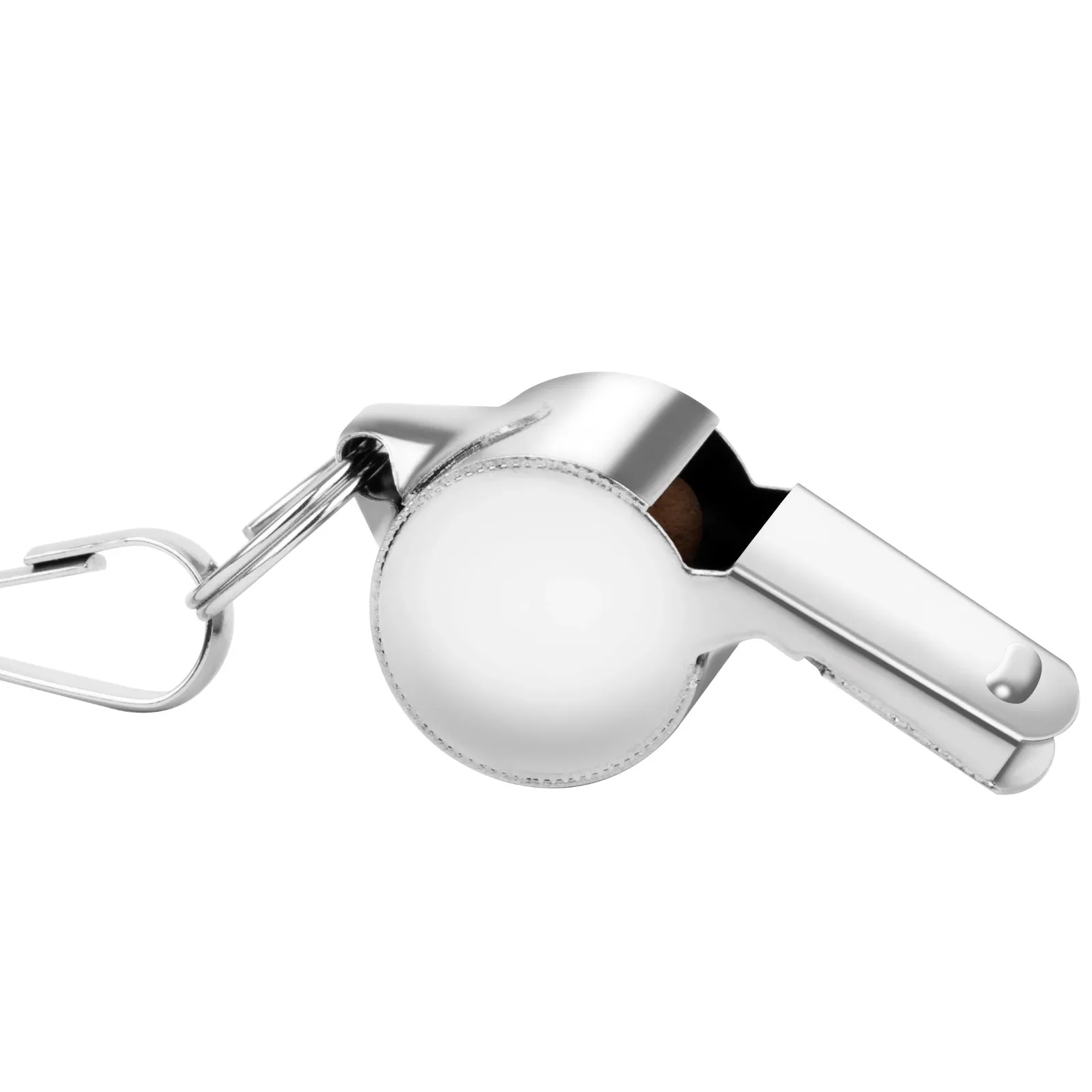 custom engraved stainless steel whistle - free sample on request - view 4