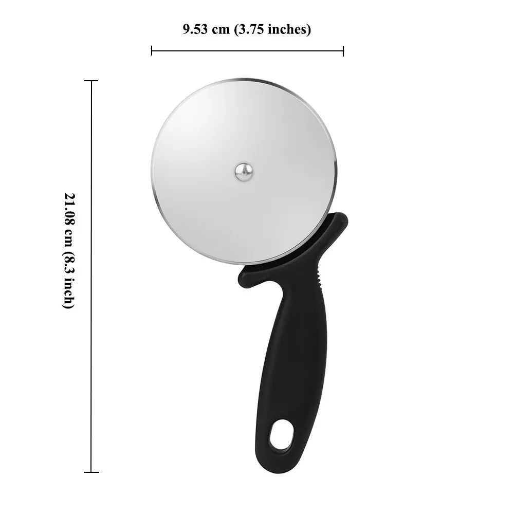 custom stainless steel pizza cutter - 7-day sample lead time - view 2