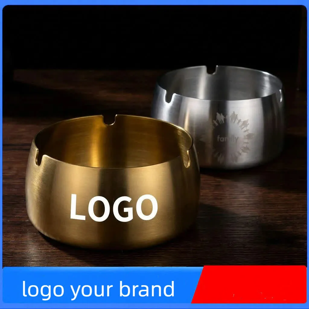 custom stainless steel ashtray engraved - corporate gift wholesale supplier
