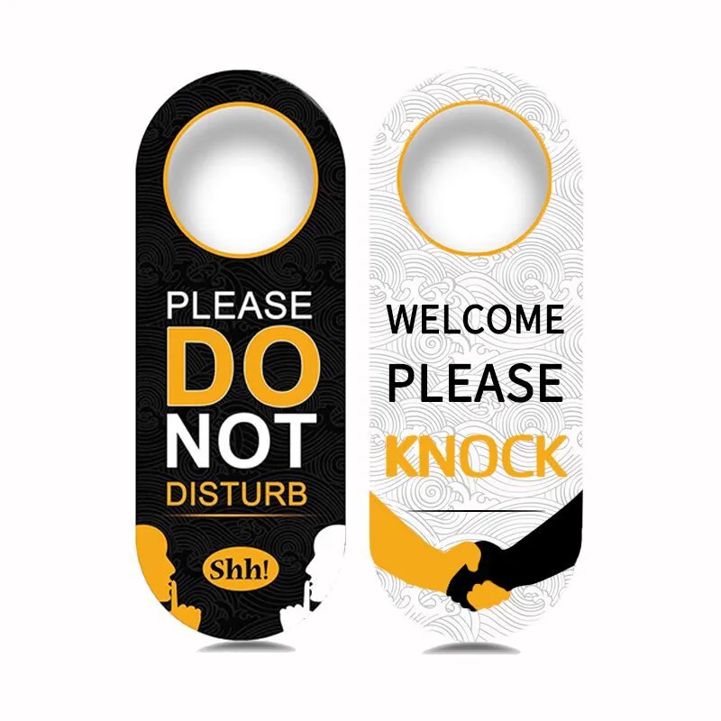 custom door handle hanger sign spa - get quote wholesale price