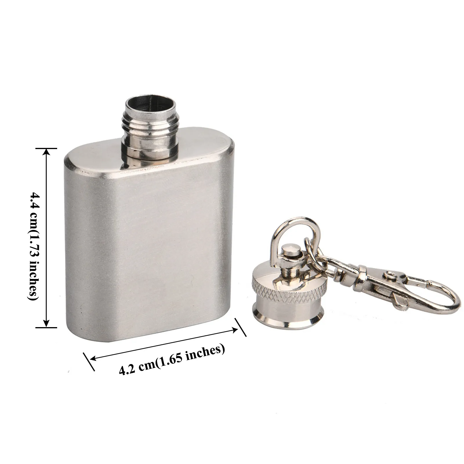 custom 1oz stainless steel mini flask - request RFQ factory direct