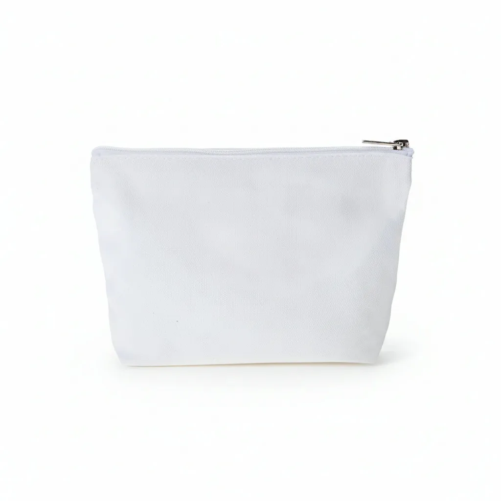 custom large cotton canvas makeup bag - BSCI certified manufacturer - view 4