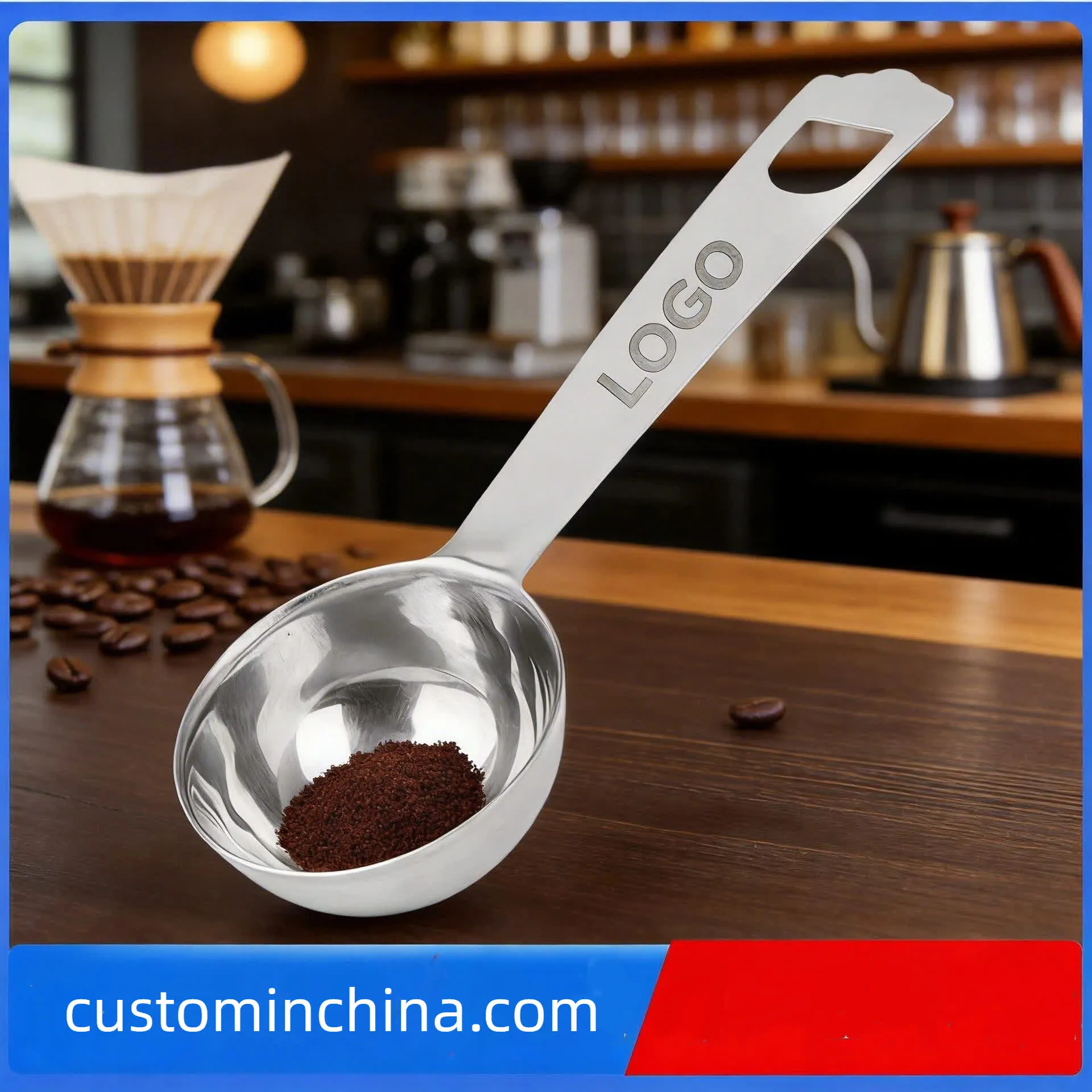 custom stainless steel coffee scoop 20ml - MOQ 20pcs factory direct