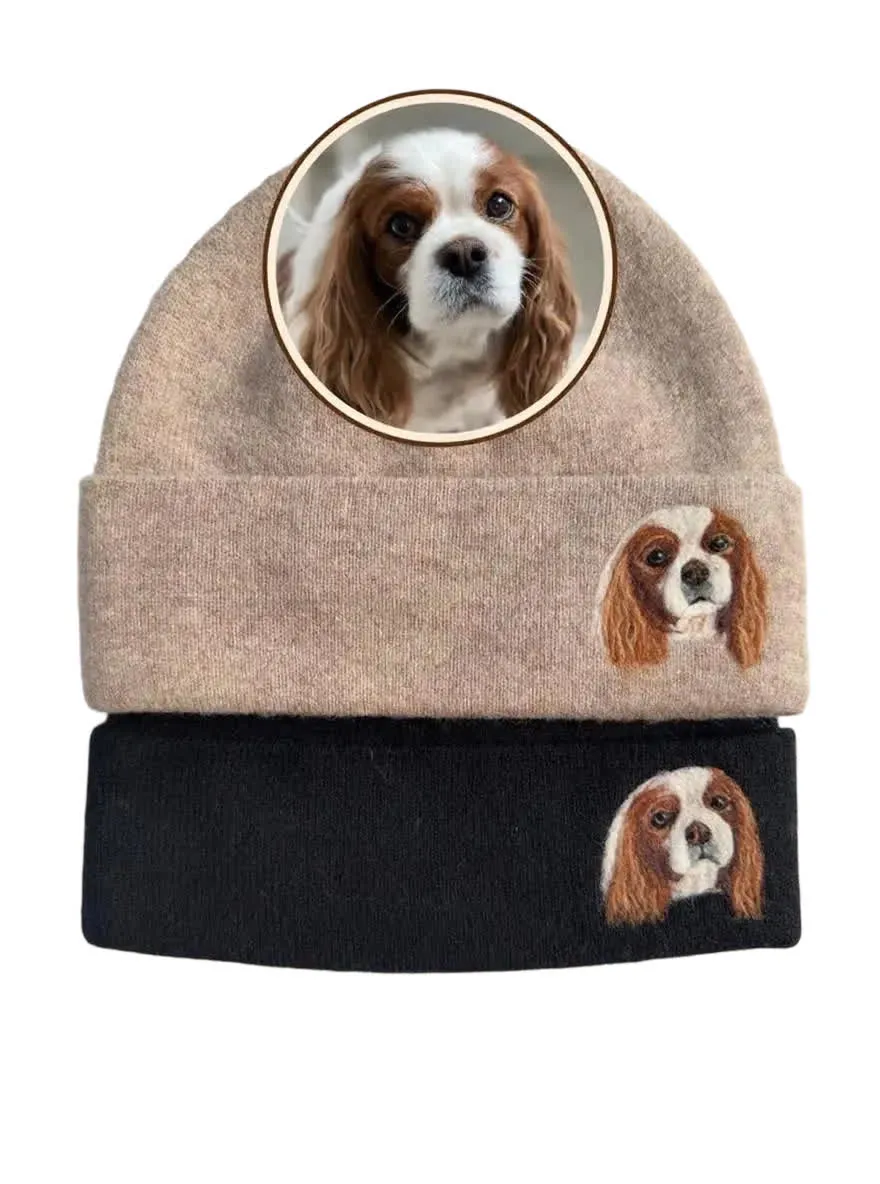 custom pet knitted beanie hat - B2B wholesale inquiry welcome - view 3