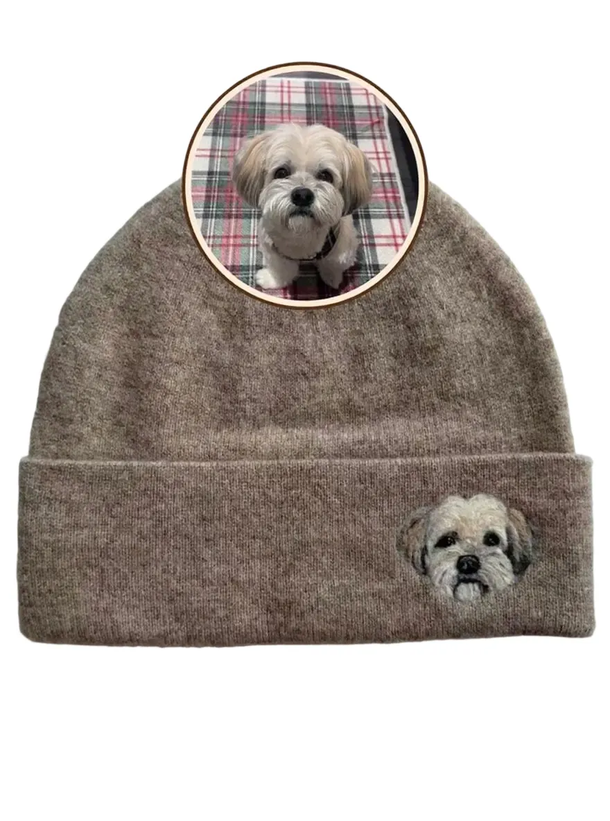 custom pet knitted beanie hat - B2B wholesale inquiry welcome - view 4