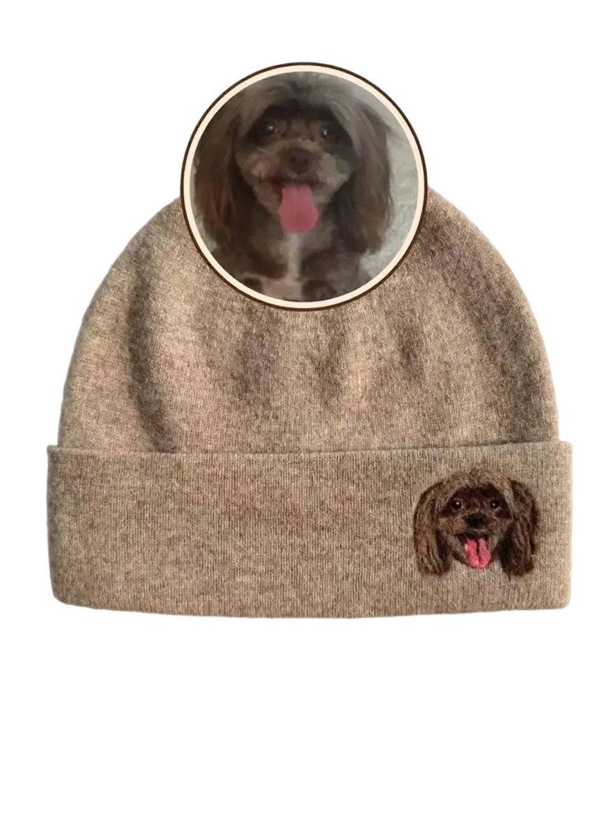 custom pet knitted beanie hat - B2B wholesale inquiry welcome - view 5