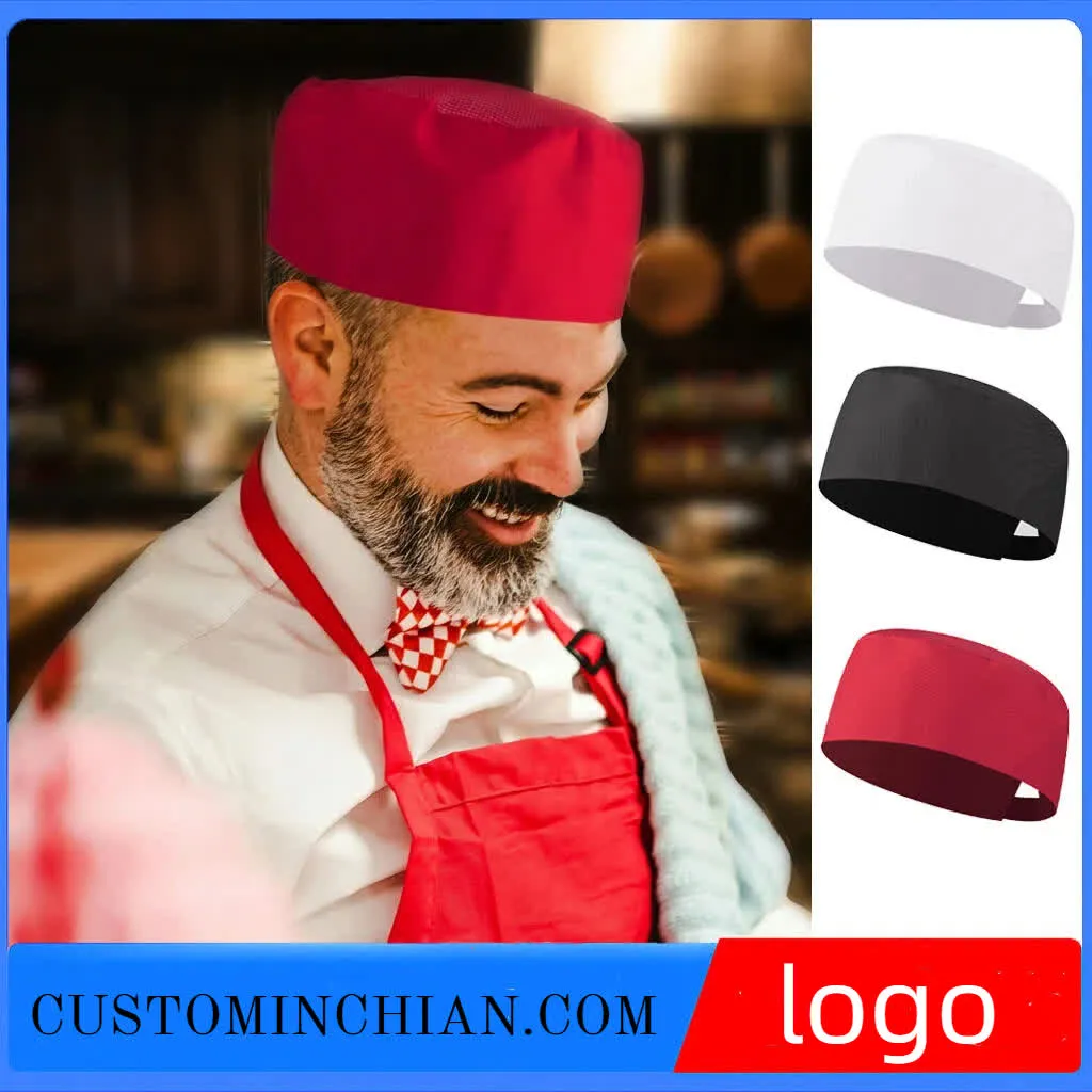 custom flat top chef hat mesh - corporate gift wholesale supplier